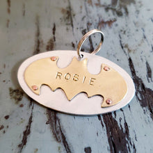 Load image into Gallery viewer, Bat superhero Pet Tag