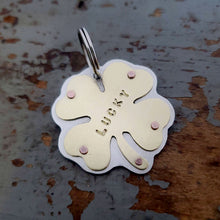 Load image into Gallery viewer, 4 Leaf Clover Pet Tag