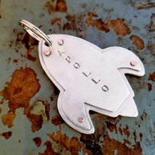 Load image into Gallery viewer, Rocket Ship Pet Tag