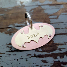 Load image into Gallery viewer, Bat superhero Pet Tag