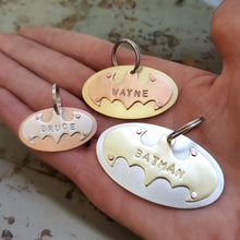 Load image into Gallery viewer, Bat superhero Pet Tag