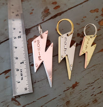 Load image into Gallery viewer, Bowie Lightning Bolt Pet Tag
