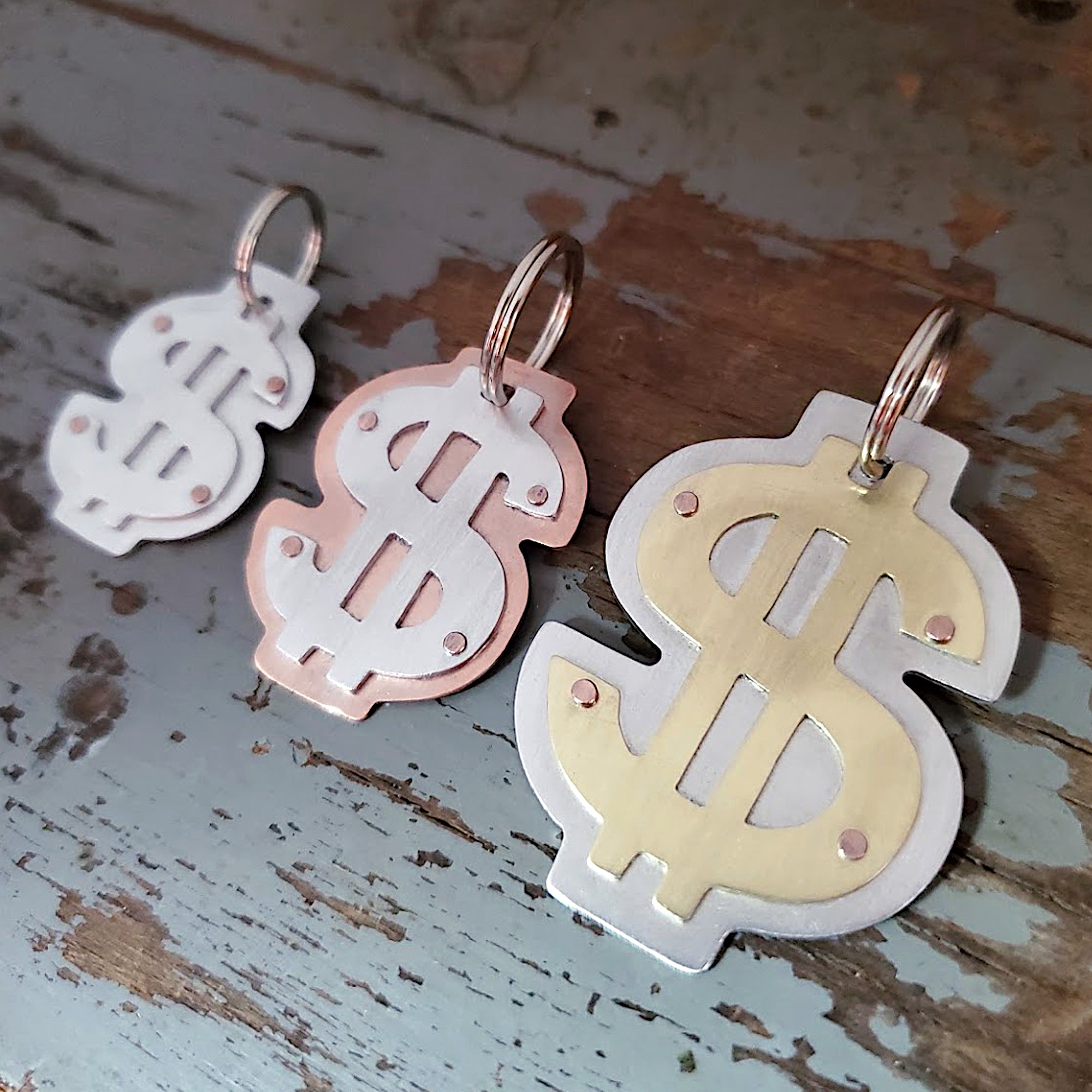 Dollar Sign Dog Tag – handmadepettag