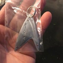 Load image into Gallery viewer, Pointed Starfleet Insignia Pet Tag