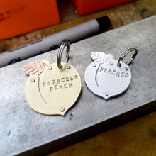 Load image into Gallery viewer, Peach Pet Tag