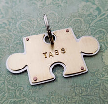 Load image into Gallery viewer, Puzzle Piece Pet Tag