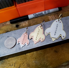 Load image into Gallery viewer, Rocket Ship Pet Tag