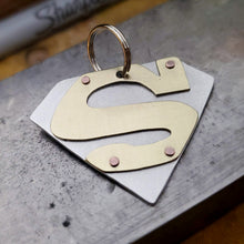 Load image into Gallery viewer, S superhero Pet Tag